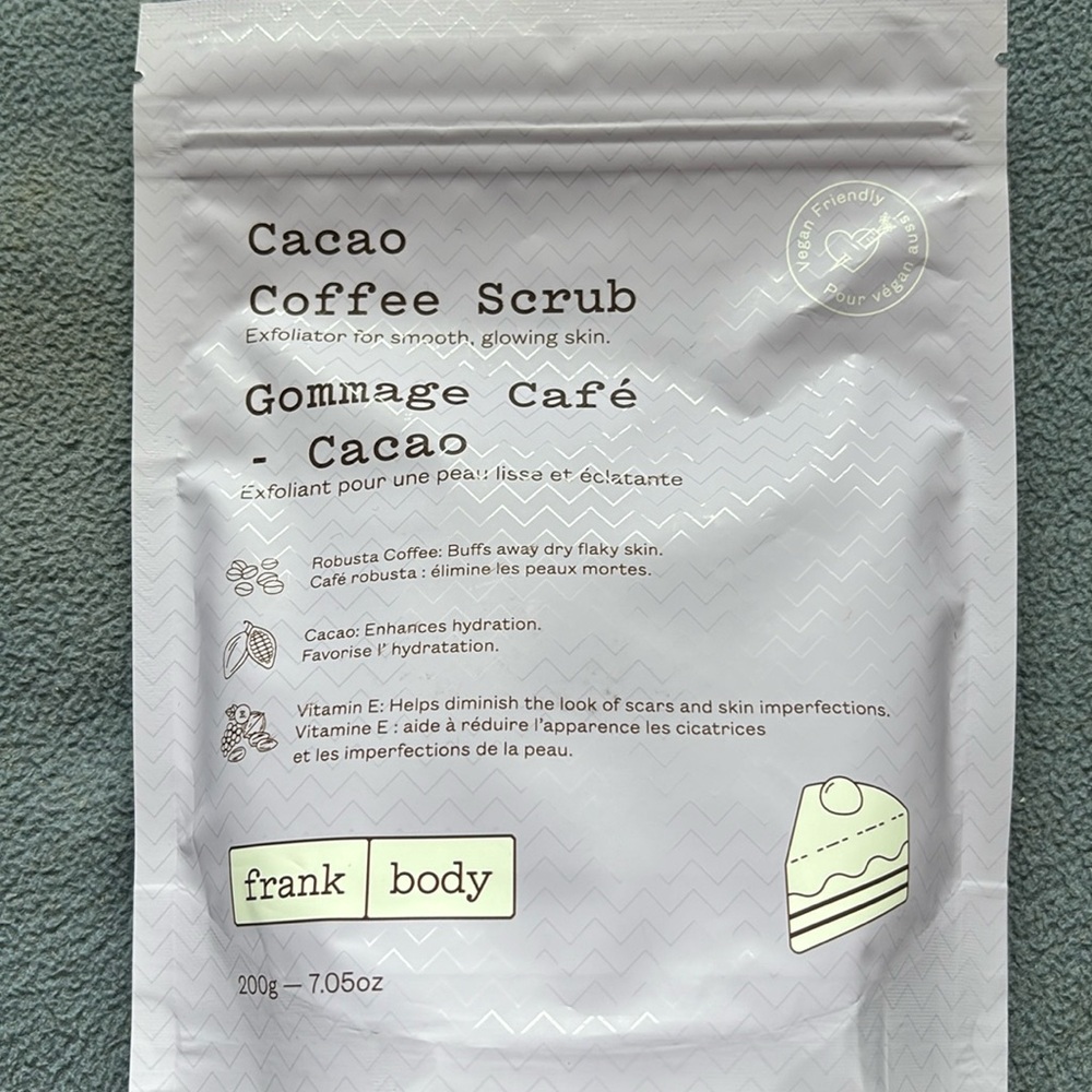 Cacao coffee scrub —